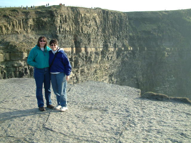 Elaine & Robyne at Cliffs of Moher