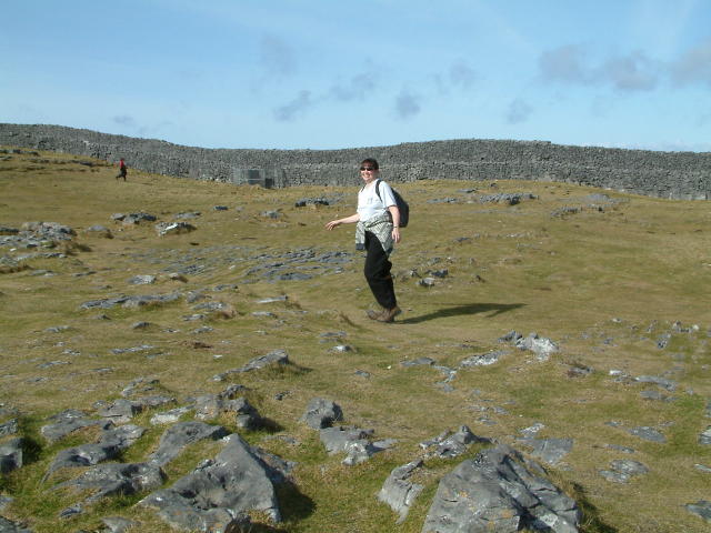 Elaine at Inis Mor