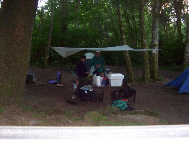 Robyne and Elaine at Camp